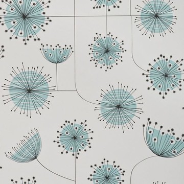 Dandelion Mobile Porcelain with Powder Blue MISP1027