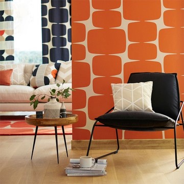 Scion-Lohko-Wallpaper-Lohko-orange-cream-geometric-wallpaper-funky-designer-2