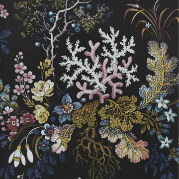 2311-166-04 Kilburns Coral Midnight Swatch