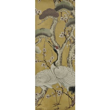 2311-174-02 Kyoto Blossom Mural Golden Yellow Swatch Portrait