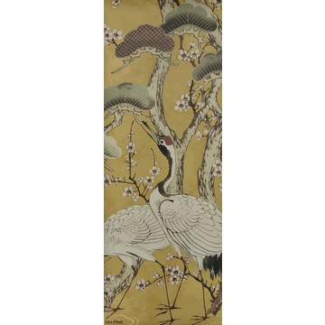 2311-174-02 Kyoto Blossom Mural Golden Yellow Swatch Portrait
