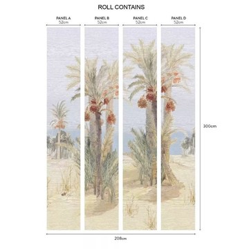 Date Palm Mural mitat