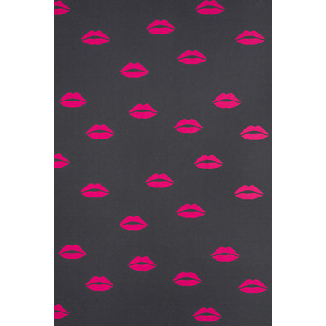 Lips Hot Pink on Grey BG/TW02/01