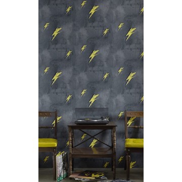 Barneby Gates - Bolt From Mars - Yellow on Charcoal - Set Shot