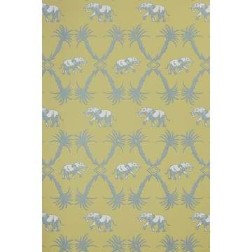 Elephant Palm Ochre/Blue BG2100202