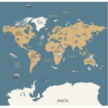 World Map OUP 10203 20 66 (paneeli)