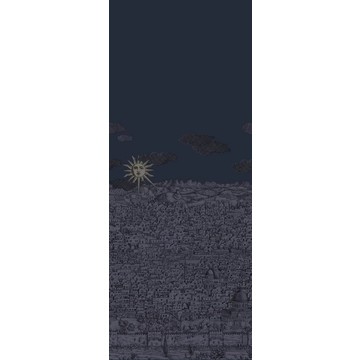 Vista Mediterranea Midnight with Gilver Sun 123/3013 (paneeli)