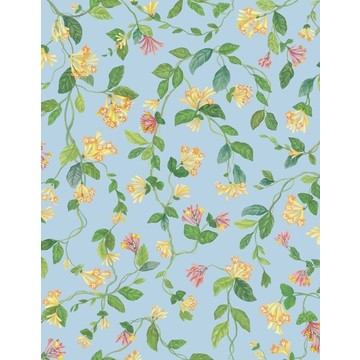 Flora 124/3018 - Buttercup Yellow &amp; Cornflower Blue