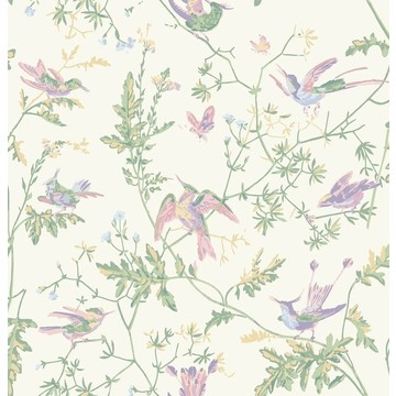Hummingbirds 124/1001 - Blush, Sage &amp; Mulberry