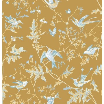Hummingbirds 124/1006 - Ice Blue &amp; Metallic Gold
