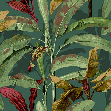 Flora Banana Leaves 18544