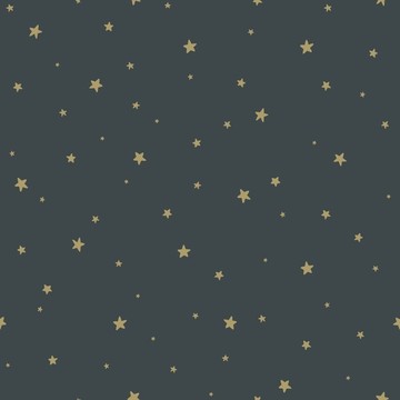 Stars Greyish Blue &amp; Gold 157-139 261