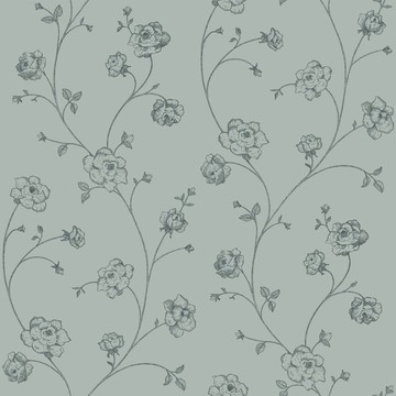 Toile du Jouy Roses 158-139 314