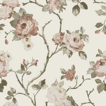 Vintage Flowers Roses 158-139 406