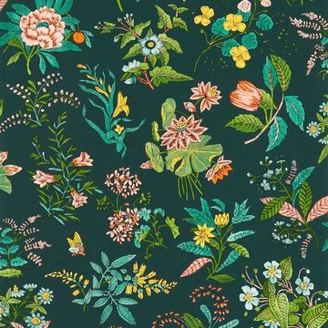 Woodland Floral Jade/Malachite/Rose Quartz 113058