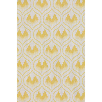 Ikat Heart Mustard