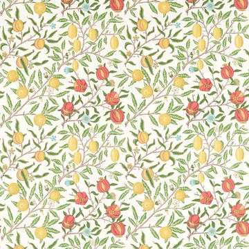 Fruit Leaf Green/Madder 226907 (kangas)