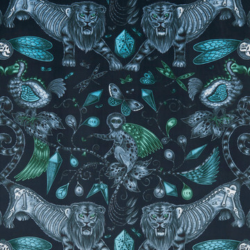 Extinct Navy Velvet F1208/01