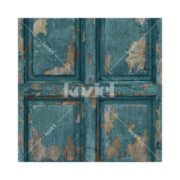 8888-323 english-antique-wood-paneling-peacock-blue