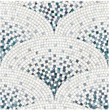Blue Art Deco Mosaic 8888-86 (paneeli)
