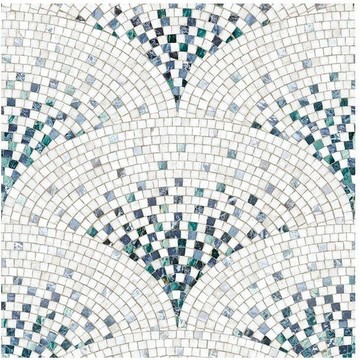 Blue Art Deco Mosaic 8888-86 (paneeli)