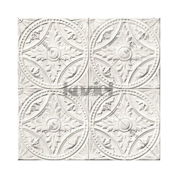 8888-T121 white-medallion-tin-tiles