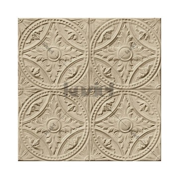 Beige tin tiles medallion 8888-T123