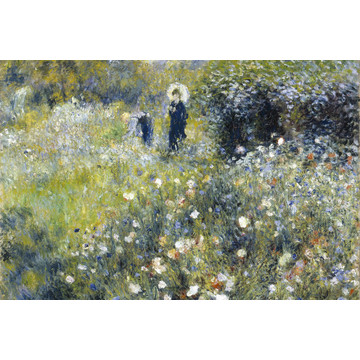 Woman in a Garden - Pierre Auguste Renoir MS-5-0256