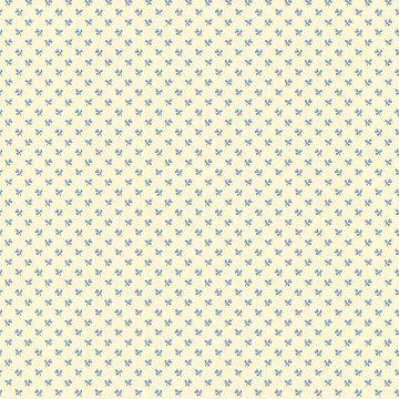 Tiny Flower Faded Denim 32-54