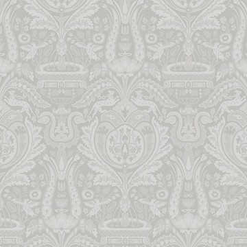 Heraldic Damask Slate Grey 113410