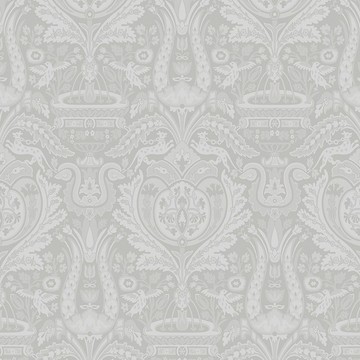 Heraldic Damask Slate Grey 113410