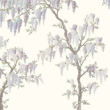Wisteria Mural Pale Iris 113412