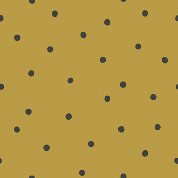 Playful Dots Mustard H0610