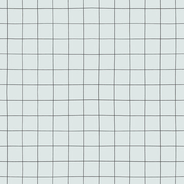 Handdrawn Grid Morning Mist H0618