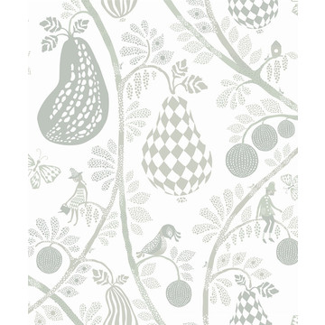 Fruit Garden White/Green 1484