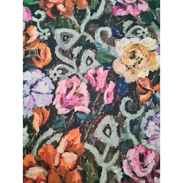 Tapestry Flower Damson FDG3051/02 (kangas - 3,5m pala)