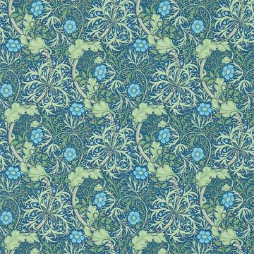 Morris Seaweed Cobalt/Thyme 214713