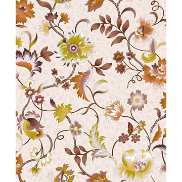 Heritage Folklore Flower Sepia 47646