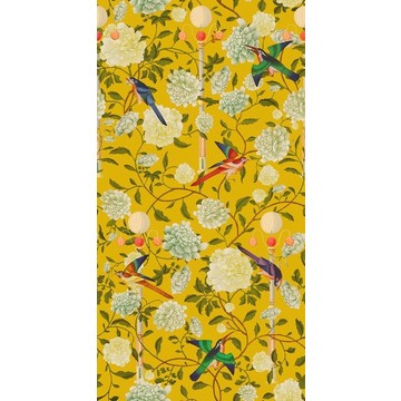 THE GARDEN OF IMMORTALITY Mustard Yellow 52x100cm WP20590