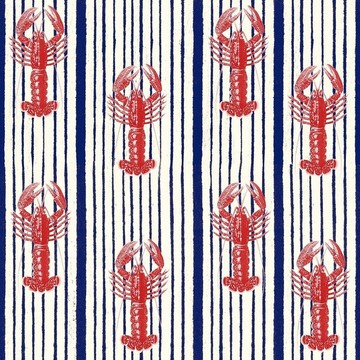 Mediterranean Lobsters White WP30065