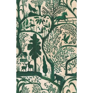 THE ENCHANTED WOODLAND Green 52x80cm WP20549