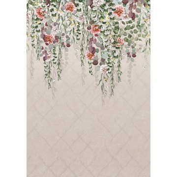 Eucalyptus Linen/Coral W7613-03 (paneeli)