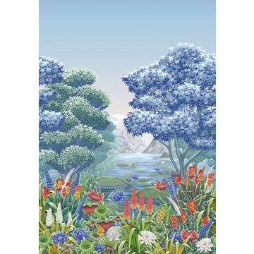 Elysium Mural Cobalt W7810-01 (paneeli)