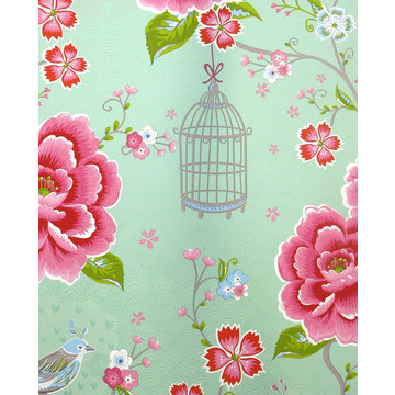 Birds in Paradise Green 300162 (313013)