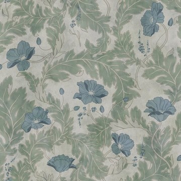 Poppy Garden Green 660-38 (paneeli -  tilattavissa myös m2)
