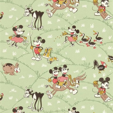Mickey at the Farm Macaron Green 217266
