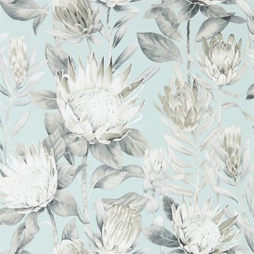 King Protea Aqua/Linen 216645