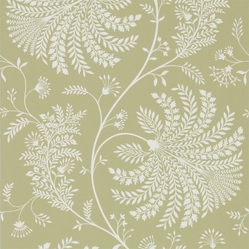 Mapperton Garden Green/Cream 216340
