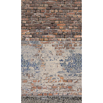 Tiles on a Brick Wall 47253 (paneeli)