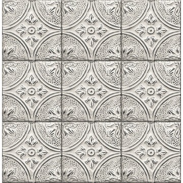 Cornelius White Tin Ceiling Tile FD23763